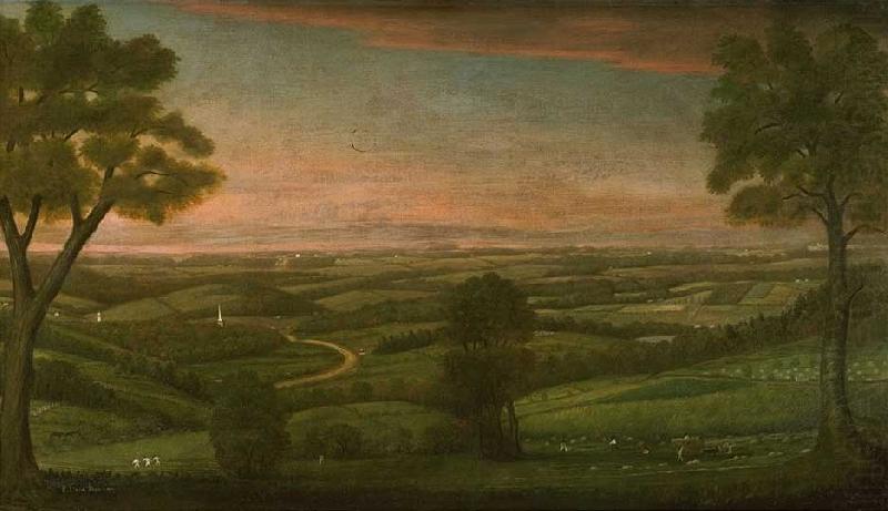 Ralph Earl Looking East from Denny Hill china oil painting image